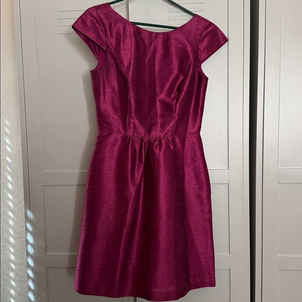 Alfred Sung hot pink dress style D568 watermelon